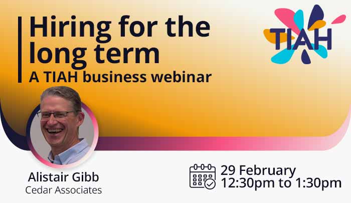 Discover the important things to look for when hiring a new employee, with Alistair Gibb's webinar.