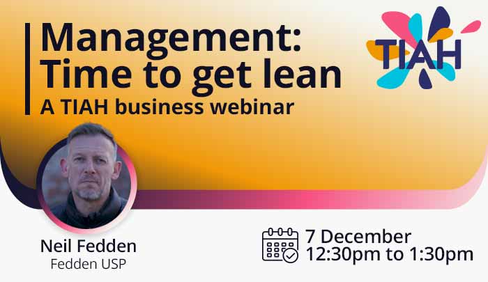 Neil Fedden will be speaking about lean management in farming and growing.