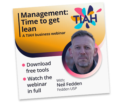 Neil Fedden hosted our lean management webinar. Sign up to watch it in full.